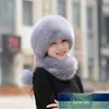 Mulheres Inverno O comprimento extra do chapéu com o surround de pele pode ser usado como um lenço pendurado na cadeia de capa traseira, abóbada Mongólia preço de fábrica especialista Qualidade de qualidade mais recente estilo