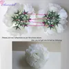 3 pcs flores do casamento bolas completas mesa mesa decoração artificial seda rosa pomander arranjo floral florie 210624