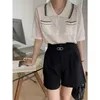 Shorts sur mesure décontractés femmes été mince taille haute a-ligne femme bas mode tout-match simple pantalon frais femme 210525