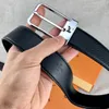 100% real cowhide men's belt brass metal pin buckle classic brand belts