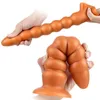 Nxy Sex Anal Toys Shop Big Buttplug Soft Dildo Plug Silikon Butt Anal Beads Spielzeug für schwule Männer Frauen Vaginalkugeln 1217