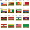 National Flag Embroidery Patch BadgePoland Bolivia Belize Botswana Bhutan Burkina Faso Burundi North Korea Equatorial Guinea