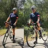 여성 사이클링 유니폼 ykywbike 여름 짧은 소매 사이클링 유니폼 산 통기성 자전거 유니폼 빠른 건조 자전거 유니폼