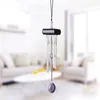 Wood Aluminum Tube Creative Mini Metal Wind Chime Home and Car Wind Chime Pendant Decoration Craft Gifts T500946