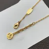 Классический дизайнер Xin Bractele, шарм любовь ожерелье модно уникальное золото и серебряное письмо сердца для сердца браслета ювелирных изделий