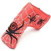 PU Leather Classical Spider Design Covers Golf Club Headcover for Blade Putter