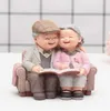 Grandparents Model Ornament Creative Sweety Lovers Couple Ornaments Modern Home Decoration Living Room For Office Table Gift 210924