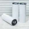 Estoque dos EUA 20 onças de sublimação reta Tumblers com palha de aço inoxidável copo garrafas de água DIY xícaras de vácuo 600 ml de canecas de café de carro