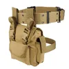 Outdoor Tassen Mannen Drop Leg Bag Fanny Heuptas Militaire Tactische Afneembare Hip Oxford Motorrijder Dij Pouch Met riem