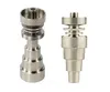 Le dernier bleu vert or orange rouge 6 en 1 Domeless GR2 Titanium Nail Fit 101418mm Pour les eaux de verre Bongs Gratuit