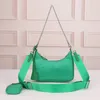 Versie 3 in 1 nylon Hobo 11 Kleuren Designer Tassen Portemonnee Luxe Schouderketting Tas Sacs Femme Crossbody PD001294F