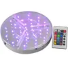 سلاسل 10 صغار 8 بوصة LED LED CENTERSE CONTERSE BASE 20CM قطرها 3 5 سم مع وحدة تحكم عن بُعد لـ Vase Shisha Hook202M