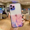 Ink Marble Phone Cases For iPhone 12 11 Pro Max XS XR 7 8 Plus Skin Feeling Lens Camera Protection Cover