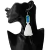 Nordic Style Rainbow Ohrringe DIY Geflochtene Ohrringe Seil geflochtene Böhmische Quaste Ohrring Retro Ethnische Ohrringe Ohr Pendent Für Mädchen Frauen