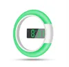 The latest wall clock, LED 7 colors, light switch, mirror hollow, multi-functional fashion electronic clock, home creative simple silent numbers