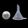 newMini Plastic Small Funnels Perfume Liquid Essential Oil Filling Transparent Funnel Kitchen Bar Dining Tool EWE6029