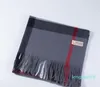 Vinter Cashmere Scarf High-end Mjuk Tjock Cashmere Scarf Fashion Men's and Women's