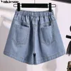 Harajuku Vetement Femme Summer Femmes Denim Shorts Jeans Femmes Vêtements Lâche Ropa Mujer Court Plus Taille Jean 210611
