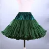 Färgglad kort crinoline petticoats ruffles Brud Petticoats Wedding Dresses Girls Underskirt Plus Size