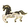 Животное Лошадь гуттаперчевая цветная брошь Ювелирные изделия на булавке Yiwu Jewelry7037148