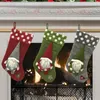 18 inch Anjule Christmas ornament socks Stockings Decor Trees Party Decorations Santa Design Stocking