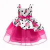 Цветочные девочки платье Принцесса Детская вечеринка Свадебное платье Элегантные дети ES на день рождения 2-10 Y Vestido 210508