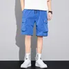 Summer Men Shorts Multi-Pocket Lace-Up Shorts Casual Fashion Classic Tooling Sports Loose Plus Size Shorts Men 8Xl X0705