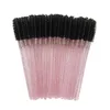 Kristallstång Engångsögonfrekvens Brush Nylon Kosmetiska verktyg Mascara Applicator Eyelashes Comb Makeup Brushes
