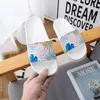 Zapatillas de verano para mujer, zapatillas deslizantes con estampado de palmeras, plataforma para baño, hogar, sandalias para mujer, moda 2022, chanclas antideslizantes para la playa