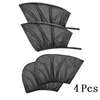 Gordijn Gordijnen 4 Pack Zomer UV-bescherming Auto Front Achterzijde Venster Zon Schaduw Anti-Mosquito Sunshade Net Mesh voor Sedan SUV MPV