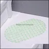 Aessories Bath Home Gardeth Mats Home Bathroom Non-Slip For For A Groll Alwolar Bathub مع كوب شفط PVC Foot 66x37cm تسليم التسليم 2021 TR