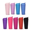 Çift katmanlı plastik buzlu tumbler 22 oz mat plastik kütleleri ile kapakları ile kapaklı Tumblers T9i001752