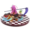 14cm No Game No Life Figures Jibril Flueqel Girl Angel Sickle Shiro Anime Sexy Beauty Model Toys