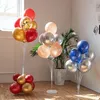 1 conjunto feliz aniversário balão balão ar bolas stand wedding decor decoração bebê chuveiro balões arco mesa acessórios decoração