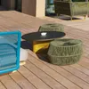 Camp Furniture Leisure Outdoor Rattan Stoel Bloempot Modern Rope Woven kleine decoratieve tuinpakkampeerstoelen