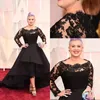 Kelly Osbourne 87th Oscar Awards Red Carpet Dresses Bateau A Line Long Långärmad Aftonklänning Hög Låg Prom Lugnar Kändisklänning