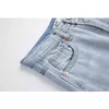 Långa jeansdenim byxor tvättar hem split rok hög wasit lösa casual streetwear byxor hajuku mode fritid y2k kläder 210417