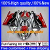 Motorcycle Fairings For Aprilia RSV 1000 R 1000R RSV1000R Mille RV60 Red white hot Cowling 9No.5 RSV-1000 RSV1000 R RR 03 04 05 06 RSV1000RR 2003 2004 2005 2006 Body Kit