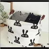 Baskets Housekeeping Organization Home & Garden Drop Delivery 2021 Cube Folding Laundry For Kids Toy Basket Sundries Books Dog Toys Organizer
