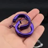 Hoop Huggie GoldPurplesilver Color Wide Earring rostfritt stålörhängen för kvinnor män personlighet smycken öronringar piercing6905636