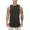 Canottiere da uomo di marca camicia Patchwork mesh bodybuilding stringer canotta canotta fitness Canotta senza maniche slim fit palestre abbigliamento 210421