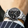 Orologio automatico del marchio Top di lusso per gli uomini Impermeabile Business Sport Orologio da polso meccanico con orologi da uomo in acciaio inossidabile