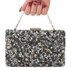 多色の高級イブニングバッグ女性色の石の財布とハンドバッグダイヤモンドクラッチバッグ
