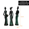 set of three Creative gifts Exotic doll resin crafts creative home decorations desktop trinkets