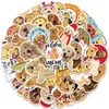 50pcsset Affiche Petite autocollants étanches Stickers Golden Retriever Dogs Pet pour ordinateur portable Bouteille d'ordinateur portable Casqueur Casque Sticker PVC8547572