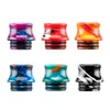 810 Thread Epoxy Resin Drip Tip 10 Types Smoking Accessories Mouthpiece Vape Wide Bore Emitter Suck Tips For TFV12 Prince TFV8 Big1522275