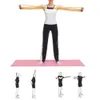 2 PCS Palestra 8 Parola Petto Sviluppatore Fasce di resistenza in lattice di gomma Tirando la corda Esercizio Stretch Fitness Yoga Tubo H1026