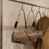 Bolsas de ombro Bolso Cruzado Cadena Pequea De Pata Para Mujer Bandolera Tela Lana Diseador Lujo Marca Invierno 2022 1215245i