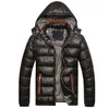 Casual Hooded Winter jacket Men Solid Warm Mens Cotton Parka Male Fashion Thick Thermal Jacket and Coat 7XL 211216