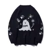 H.SA Women Winter and Pullovers Red Ugly Knitwear Pull Snowman Bell Snowflake Christmas Sweater Tops 210417